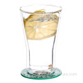 Double Wall Borosilicate Glass Mug For Green Tea